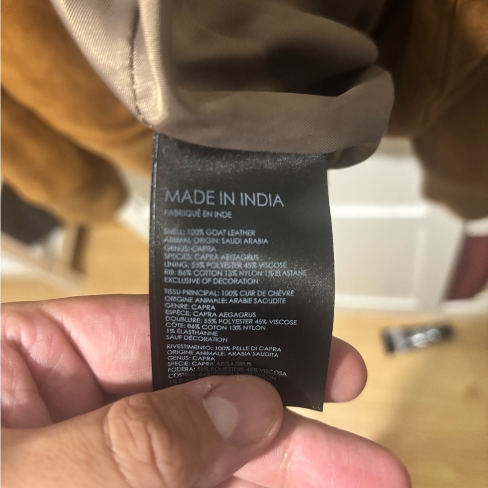 Club Monaco Tan Suede Outerwear - Picture 5 of 5